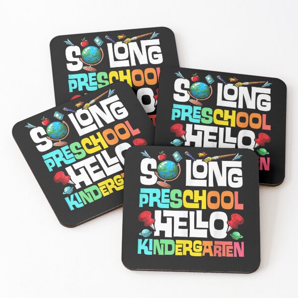 Item preview, So Long Preschool Hello Kindergarten Pre-K graduation designed and sold by hoangminhSHOP.