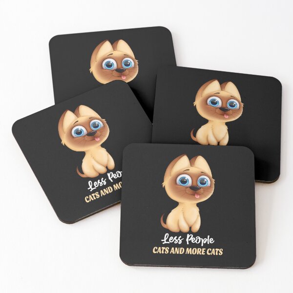 Item preview, less people , cats and more cats designed and sold by Noha Applied- Arts.