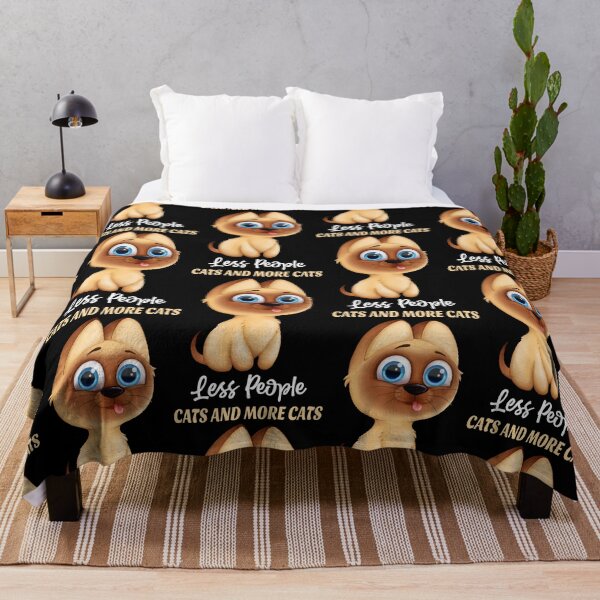 Item preview, less people , cats and more cats designed and sold by Noha Applied- Arts.