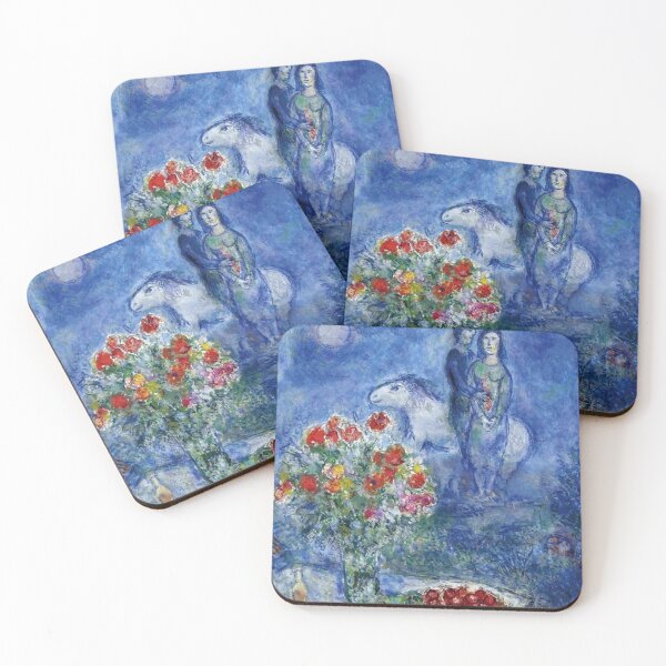 Item preview, The promenade art of marc chagall classic poster  designed and sold by Golido.