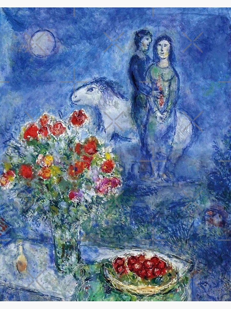 The promenade art of marc chagall classic poster 