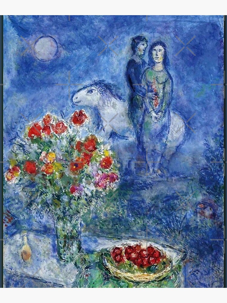 The promenade art of marc chagall classic poster 
