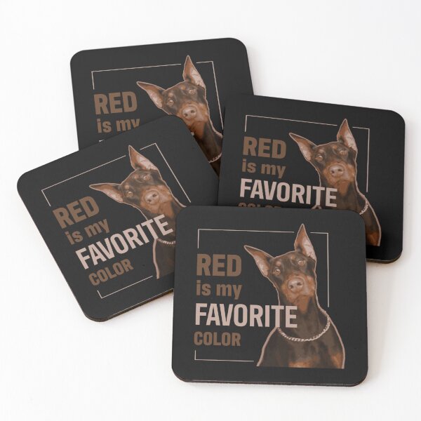 Item preview, Chemise Dobermann Rouge designed and sold by KarlaKohl.