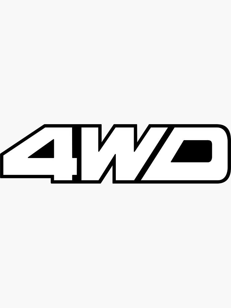 4WD Logo / Badge Sticker