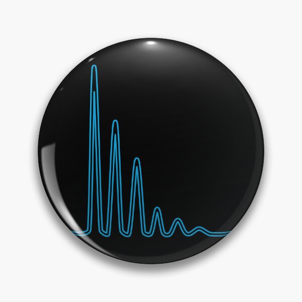Item preview, Mass Peak Envelope - Blue on Dark Background designed and sold by Artsy-Chemist.