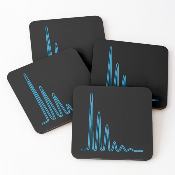 Item preview, Mass Peak Envelope - Blue on Dark Background designed and sold by Artsy-Chemist.