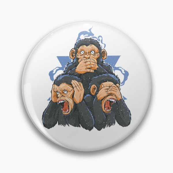 Item preview, Three wise monkeys - see no evil, hear no evil, speak no evil designed and sold by Rob-Son.