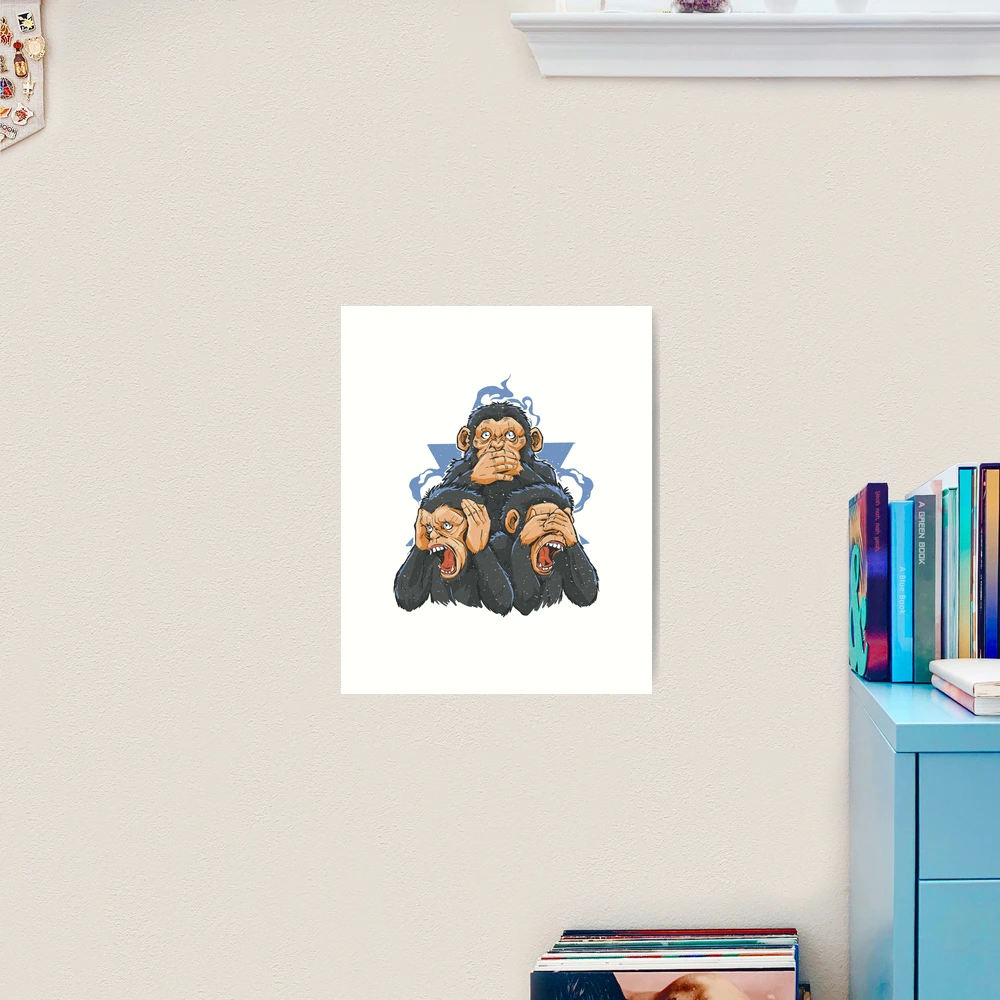 Three Monkeys Speak No Evil | The Trendy Art