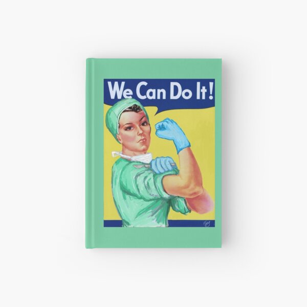 Rosie the Riveter Medical or Surgical Doctor Hardcover Journal