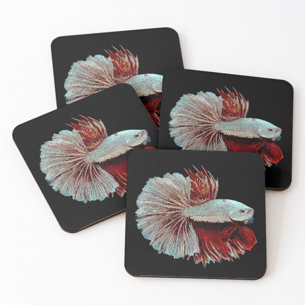 Item preview, Blue and Pink Betta Splendens, Siamese Fighting Fish - Custom Pet Portrait Art Studio designed and sold by Custom Pet Portrait Art Studio.