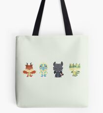 Tiny Dragons "How To Train Your Dragon" Tote Bag