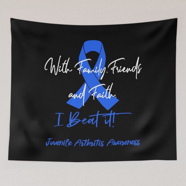 Item preview, Juvenile Arthritis Warrior - With Family, Friends, and Faith - I BEAT IT! designed and sold by Robbsyn.