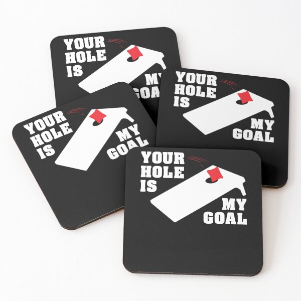 Item preview, Your Hole is My Goal Cornhole Funny Cornhole Bean Bag Lover designed and sold by hoangminhSHOP.