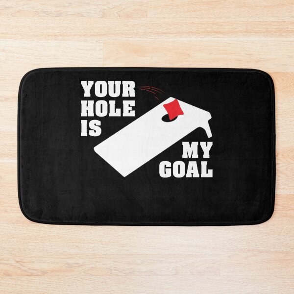 Item preview, Your Hole is My Goal Cornhole Funny Cornhole Bean Bag Lover designed and sold by hoangminhSHOP.