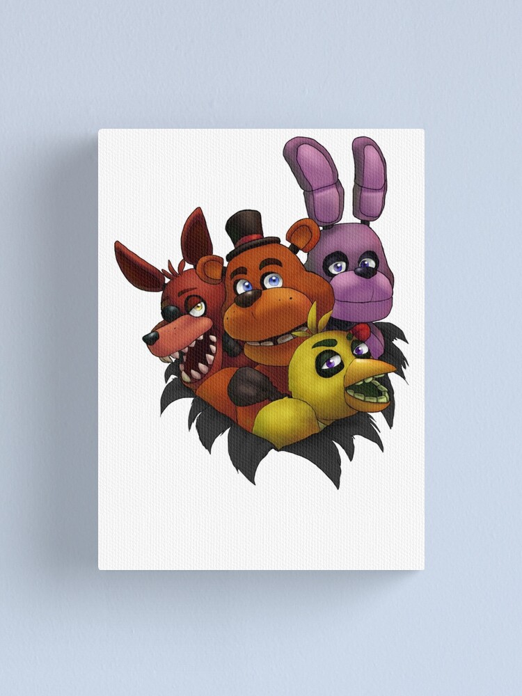 Fnaf Five-night-At-Freddys Anime Game Poster and Print Canvas