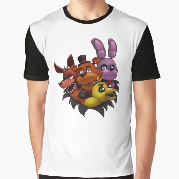 Five Nights At Freddys T-Shirt Comic Vintage FNAF Game