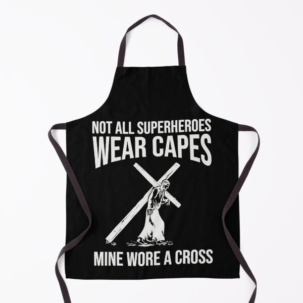 Item preview, Not All Superheroes Wear Capes Mine Wore A Cross - Jesus Superhero designed and sold by nwaja-art.