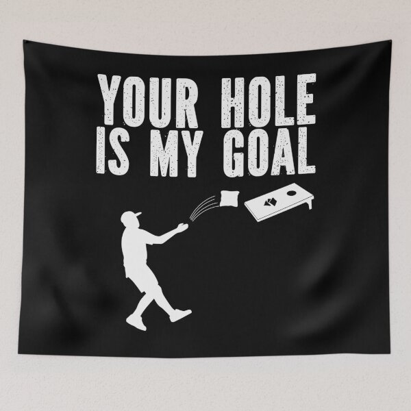 Item preview, Your Hole Is My Goal Cornhole Team Bean Bag Lover designed and sold by hoangminhSHOP.