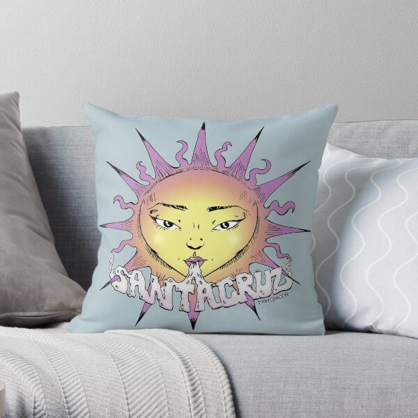 Santa Cruz Sun Throw Pillow