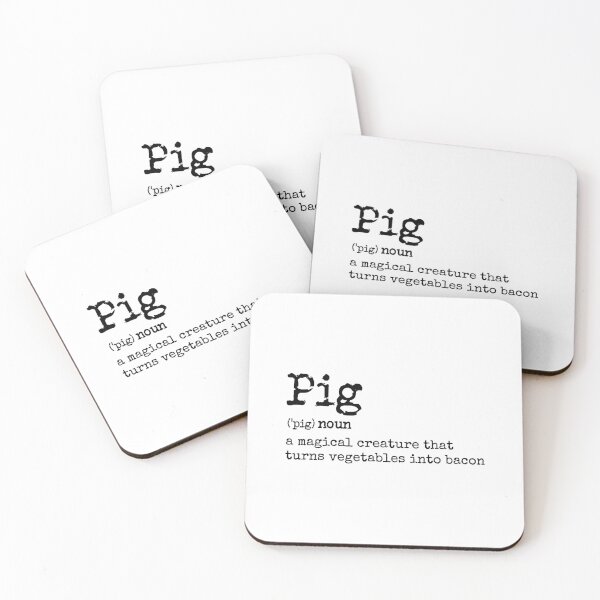 Item preview, Pig and Bacon Definition Hilarious designed and sold by nwaja-art.