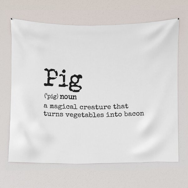Item preview, Pig and Bacon Definition Hilarious designed and sold by nwaja-art.