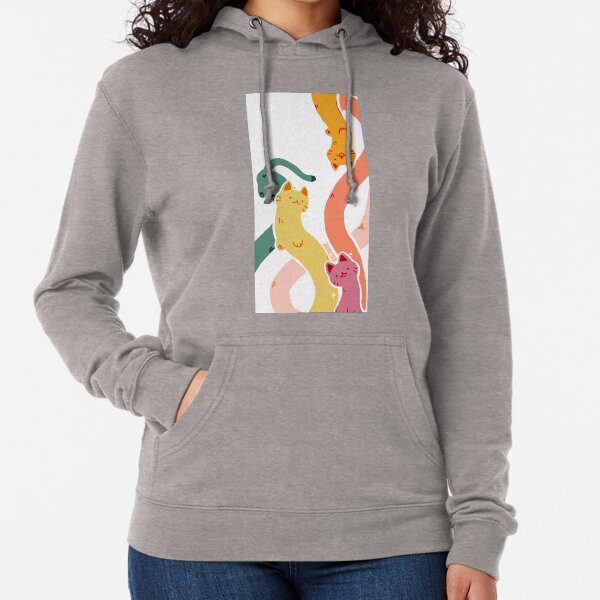 Long Cats Lightweight Hoodie
