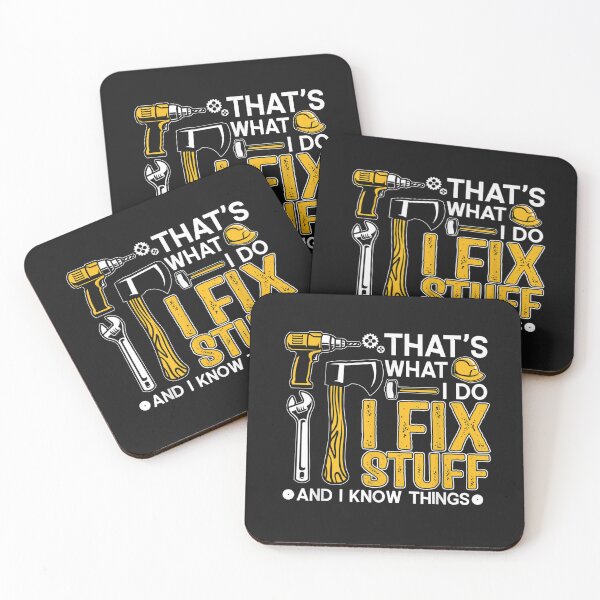Item preview, That's What I Do I Fix Stuff And I Know Things Funny Saying T-Shirt designed and sold by Azim-Stefan.