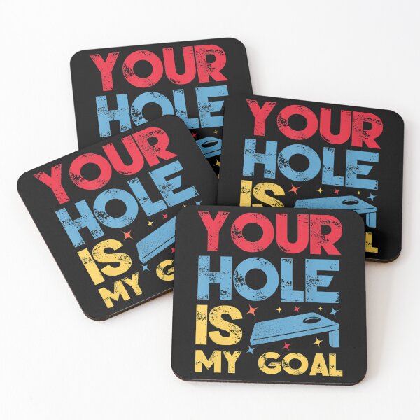 Item preview, Your Hole Is My Goal Cornhole Team Bean Bag Lover designed and sold by hoangminhSHOP.