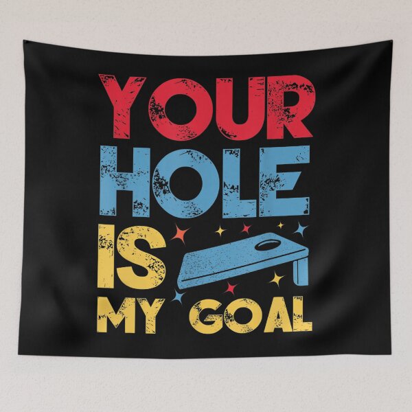 Item preview, Your Hole Is My Goal Cornhole Team Bean Bag Lover designed and sold by hoangminhSHOP.