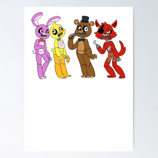 FrxzenLuke on X: FNaF 2 Celebrate Poster with the Classic