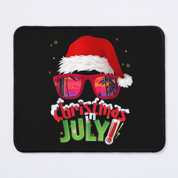 Item preview, Funny Christmas in July Shirt Summer Santa Sunglasses Xmas T-Shirt designed and sold by Azim-Stefan.