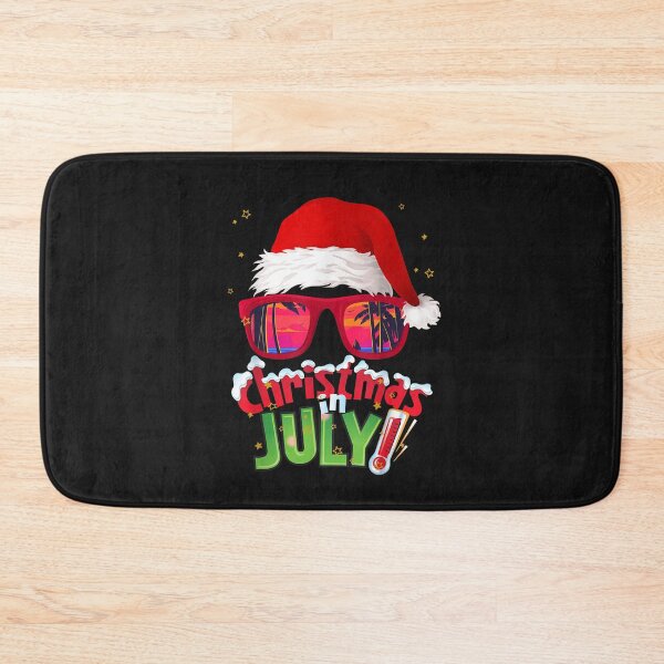Item preview, Funny Christmas in July Shirt Summer Santa Sunglasses Xmas T-Shirt  designed and sold by Azim-Stefan.