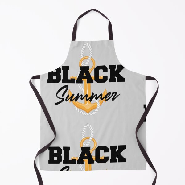 Item preview, Black Summer Gold Fishing Anchor Boat  designed and sold by Yakisha Gates.
