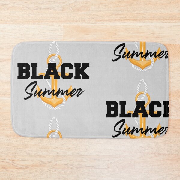 Item preview, Black Summer Gold Fishing Anchor Boat  designed and sold by Yakisha Gates.