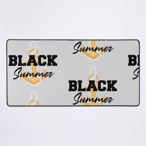Item preview, Black Summer Gold Fishing Anchor Boat  designed and sold by Yakisha Gates.