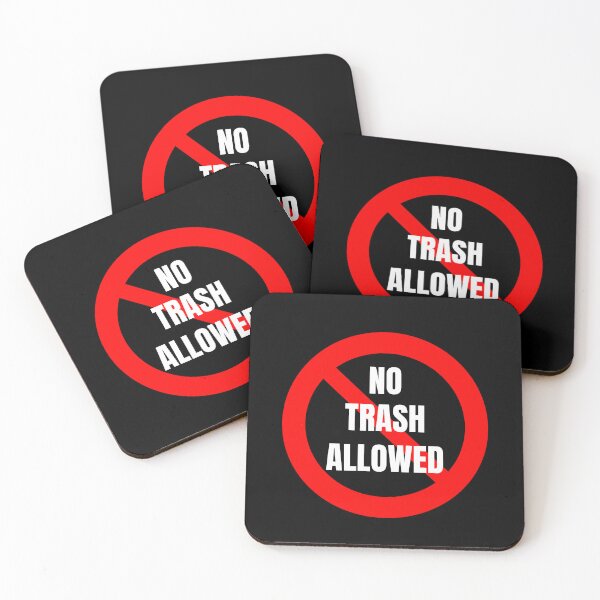 Item preview, No Trash Allowed designed and sold by MayaCordalia.