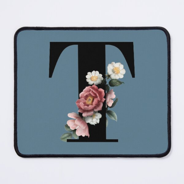 Item preview, Letter t floral initial designed and sold by FGCART.