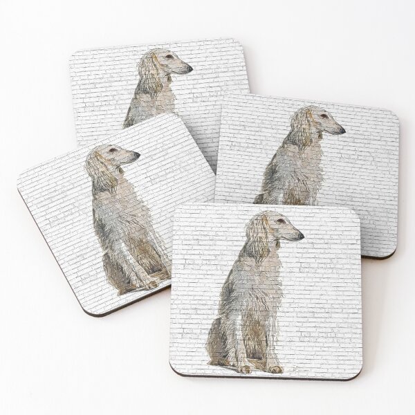 Item preview, So Beautiful and Cool, Saluki Dog - Custom Pet Portrait Art Studio designed and sold by Custom Pet Portrait Art Studio.