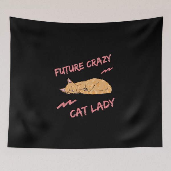 Item preview, Future Crazy Cat Lady designed and sold by RoserinArt.