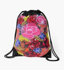 "Nala's Flowers" by RomantzArt Drawstring Bag