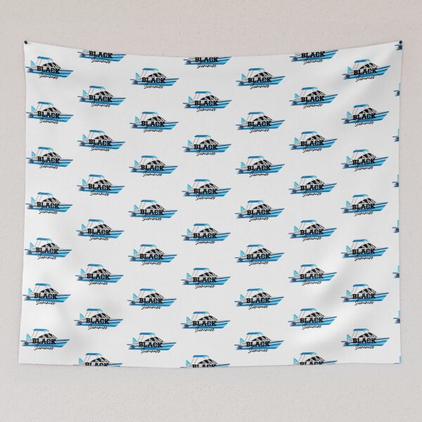 Item preview, Blue speed Boat fast ship sailing  designed and sold by Yakisha Gates.