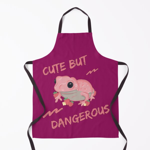 Item preview, Cute But Dangerous Pink Frog designed and sold by RoserinArt.