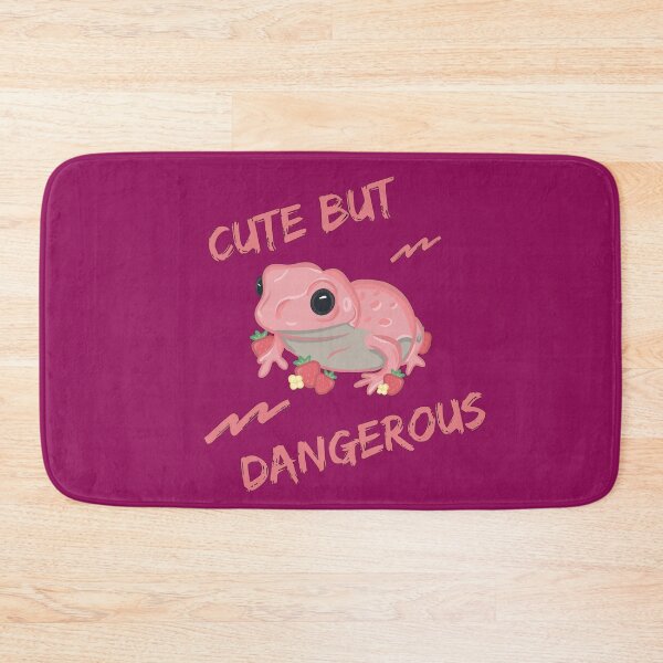 Item preview, Cute But Dangerous Pink Frog designed and sold by RoserinArt.