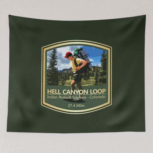 Item preview, Hell Canyon Loop (PF) designed and sold by curranmorgan.