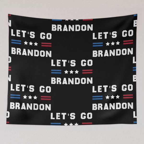 Item preview, Let's Go Brandon Conservative US Flag designed and sold by Annetta Pfeffer.
