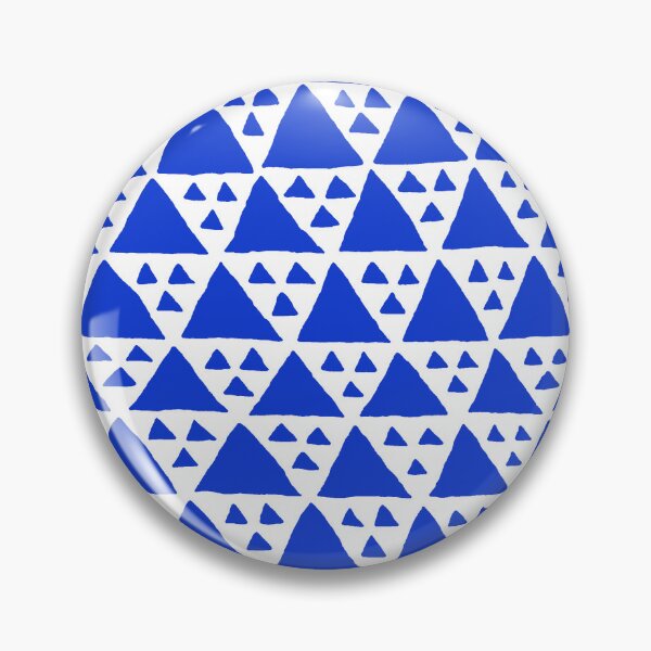 Item preview, Big and Small Triangles in blue designed and sold by studioanalog.