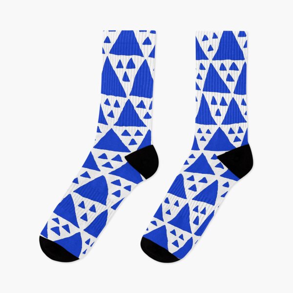 Item preview, Big and Small Triangles in blue designed and sold by studioanalog.