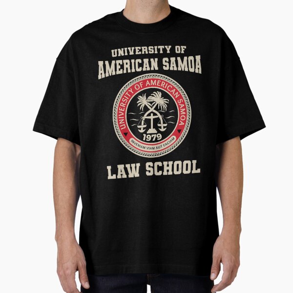 Vista previa del artículo con la obra «Facultad de Derecho de la Universidad de Samoa Americana», diseñado y vendido por ChipHoi.