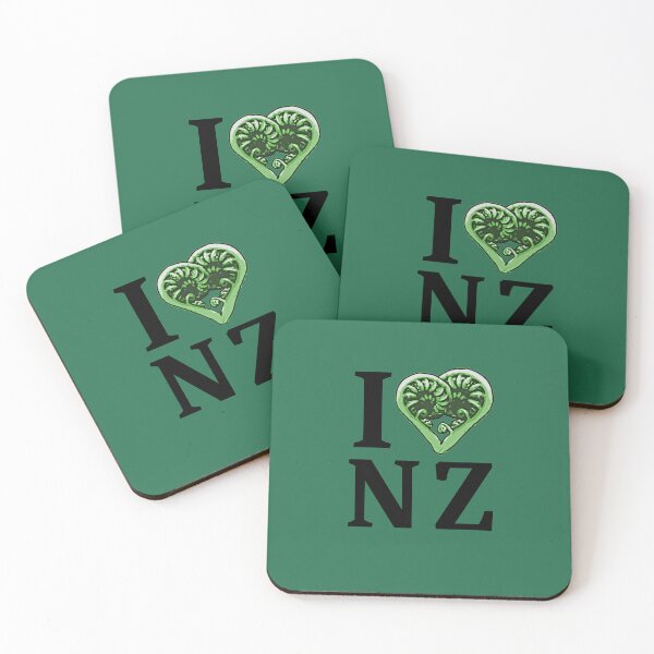 Item preview, I Heart NZ, I Love New Zealand Kiwiana designed and sold by LastLittleBird.