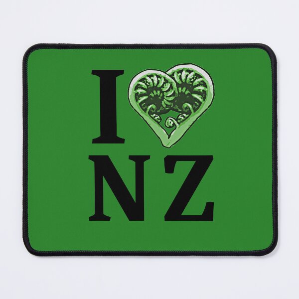 Item preview, I Heart NZ, I Love New Zealand Kiwiana designed and sold by LastLittleBird.